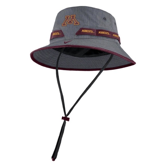 Nike Other - Men Nike Gray Minnesota Golden Gophers 2-Tone Sideline Performance Bucket Hat L